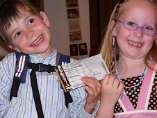 Mary and Adrian with their golden tickets!