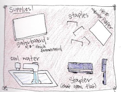 watercolor paper stretch sake tape steps