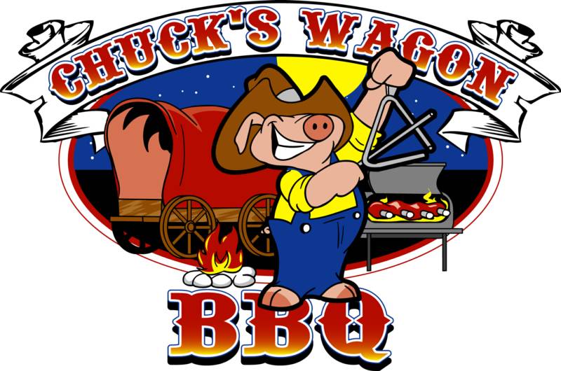 Capitol Bites A Band"Wagon" Fan at Chuck's BBQ