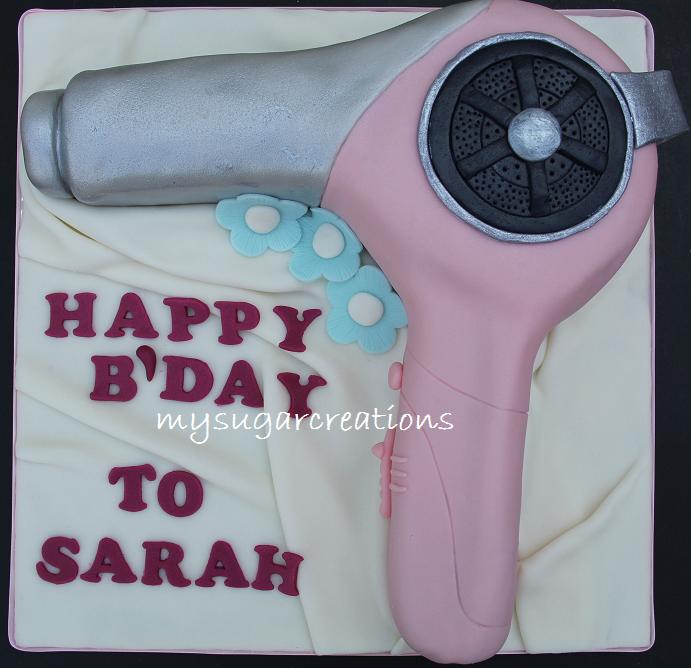 My Sugar Creations (001943746M) Hair Dryer Cake