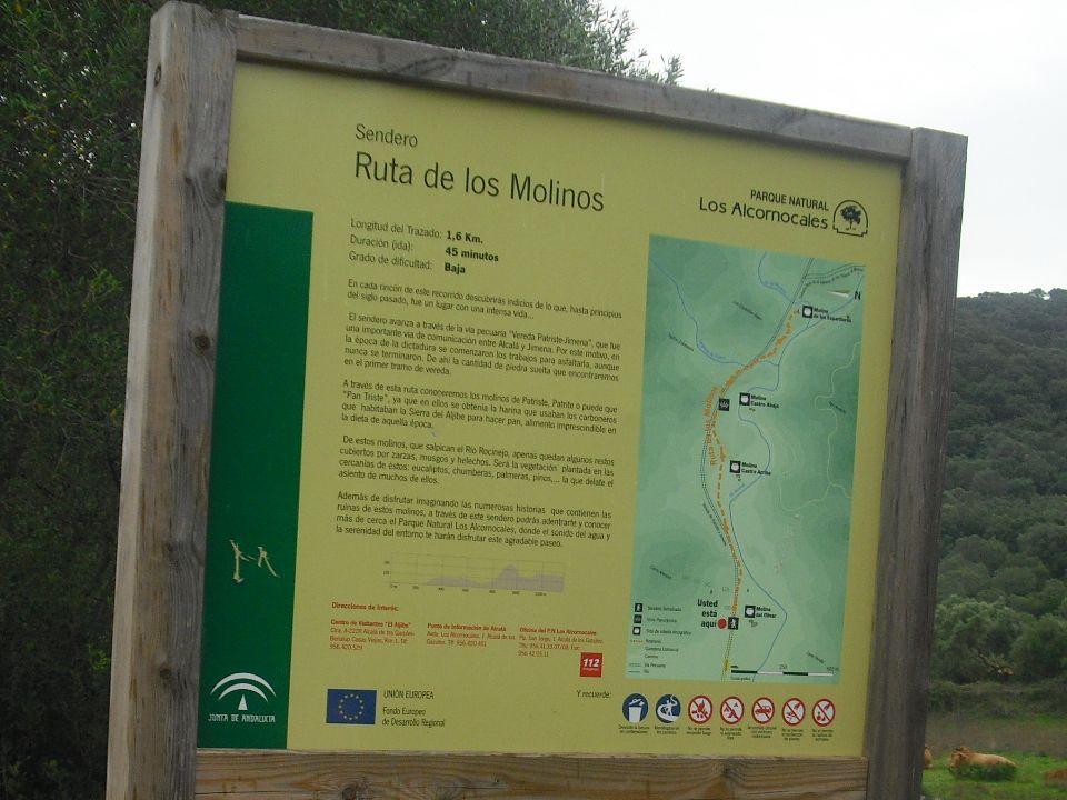 Senderismo por Cádiz Ruta de los Molinos