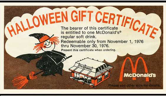 Mcdonald S Now Has Their Booklets Available These Are Great To Give Trick Or Treaters Even Your Family