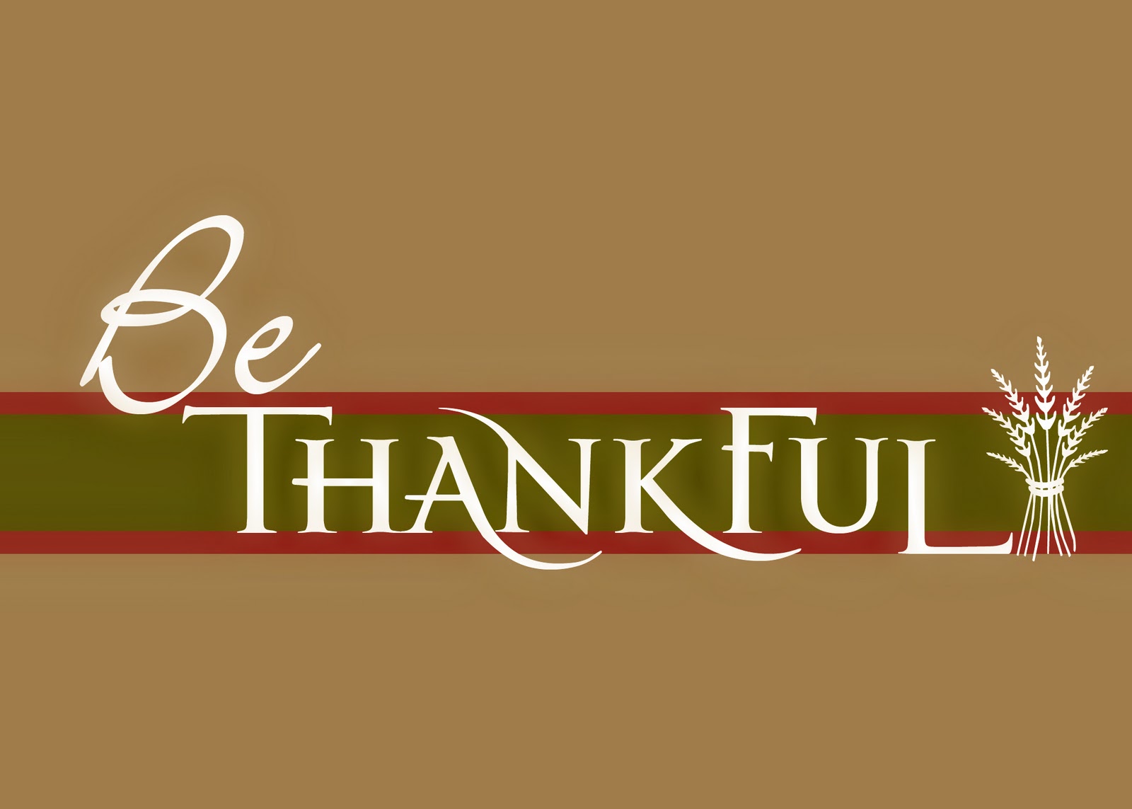 Be Different...Act Normal: Be Grateful Printable