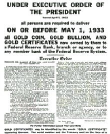 gold+reserve+act+1933+federal+reserve