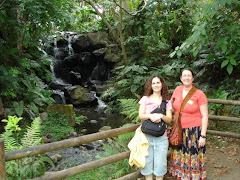 Ana y yo en el parque de biodiversidad
