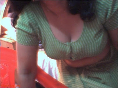 Aunty boobs in blouse