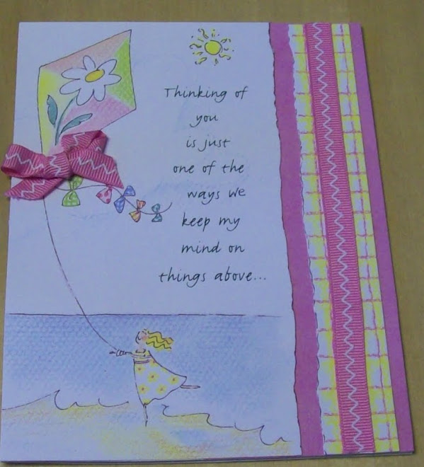 From recycled card, and added ribbon