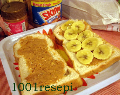 KOLEKSI1001RESEPI~ food and travel: banana peanut butter toast
