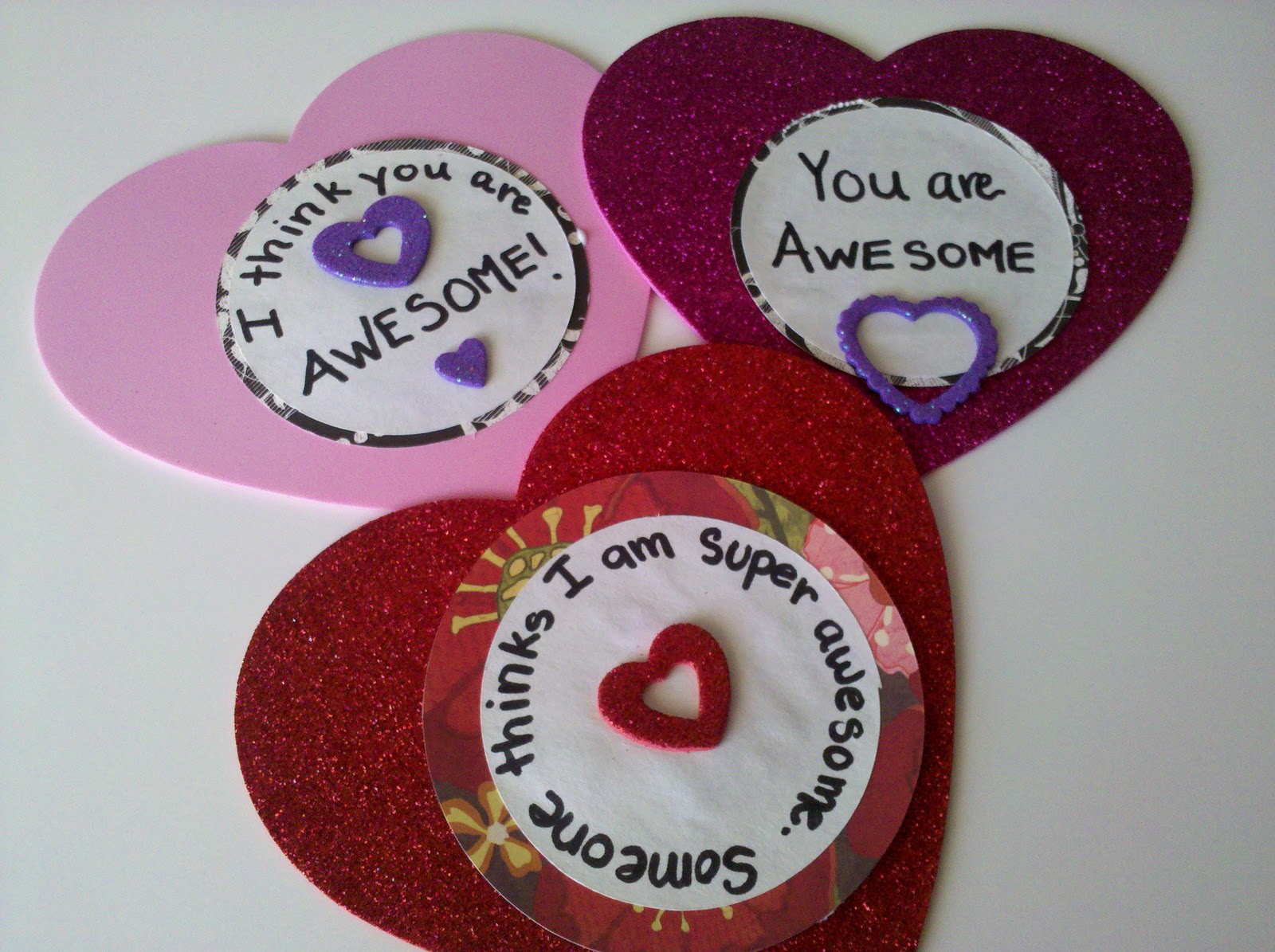 Valentine's Day Easy Foam Heart Craft | Insting Blogs