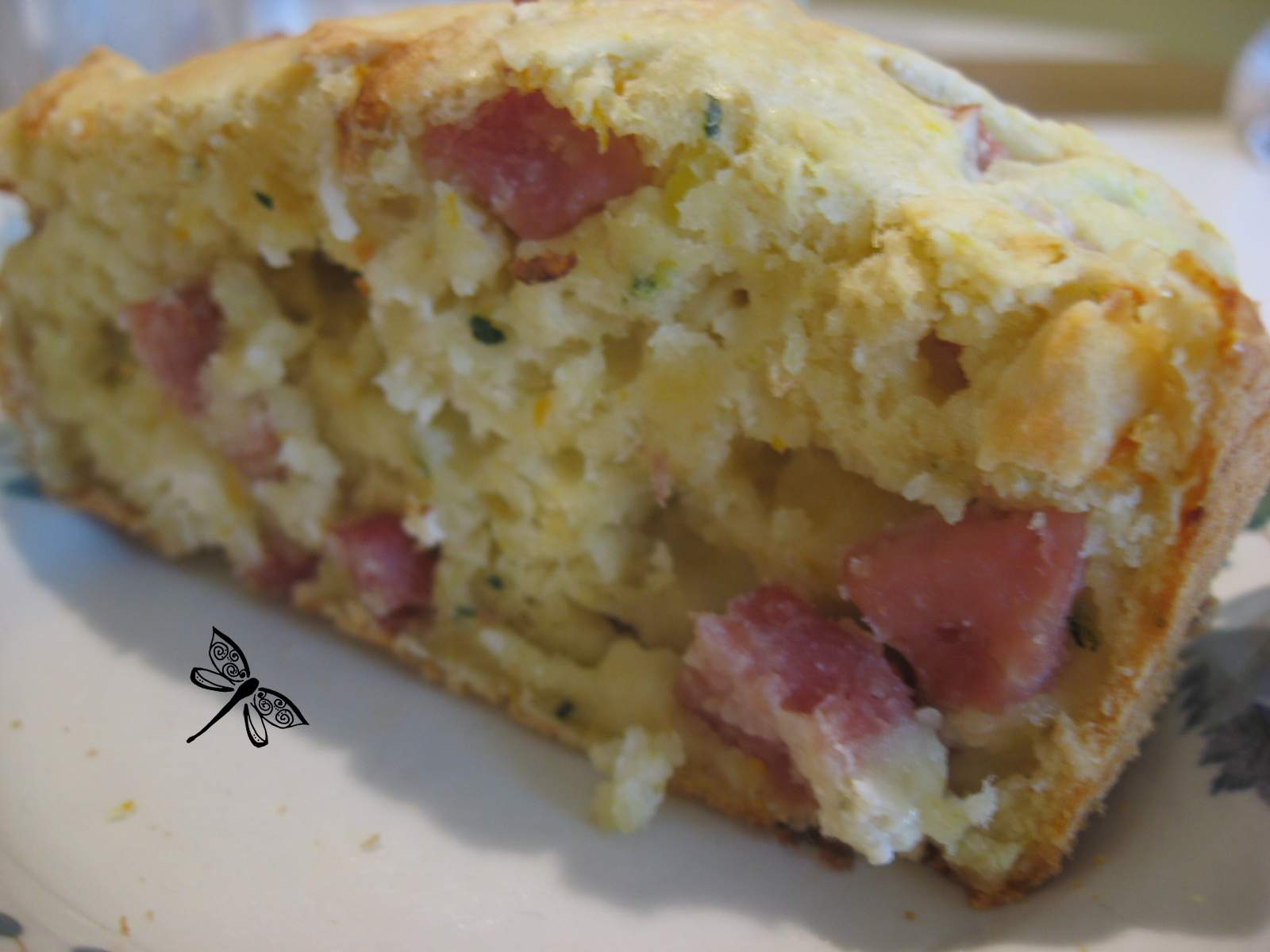 Libellule et ses spatules: Cake au jambon, courgettes et ...