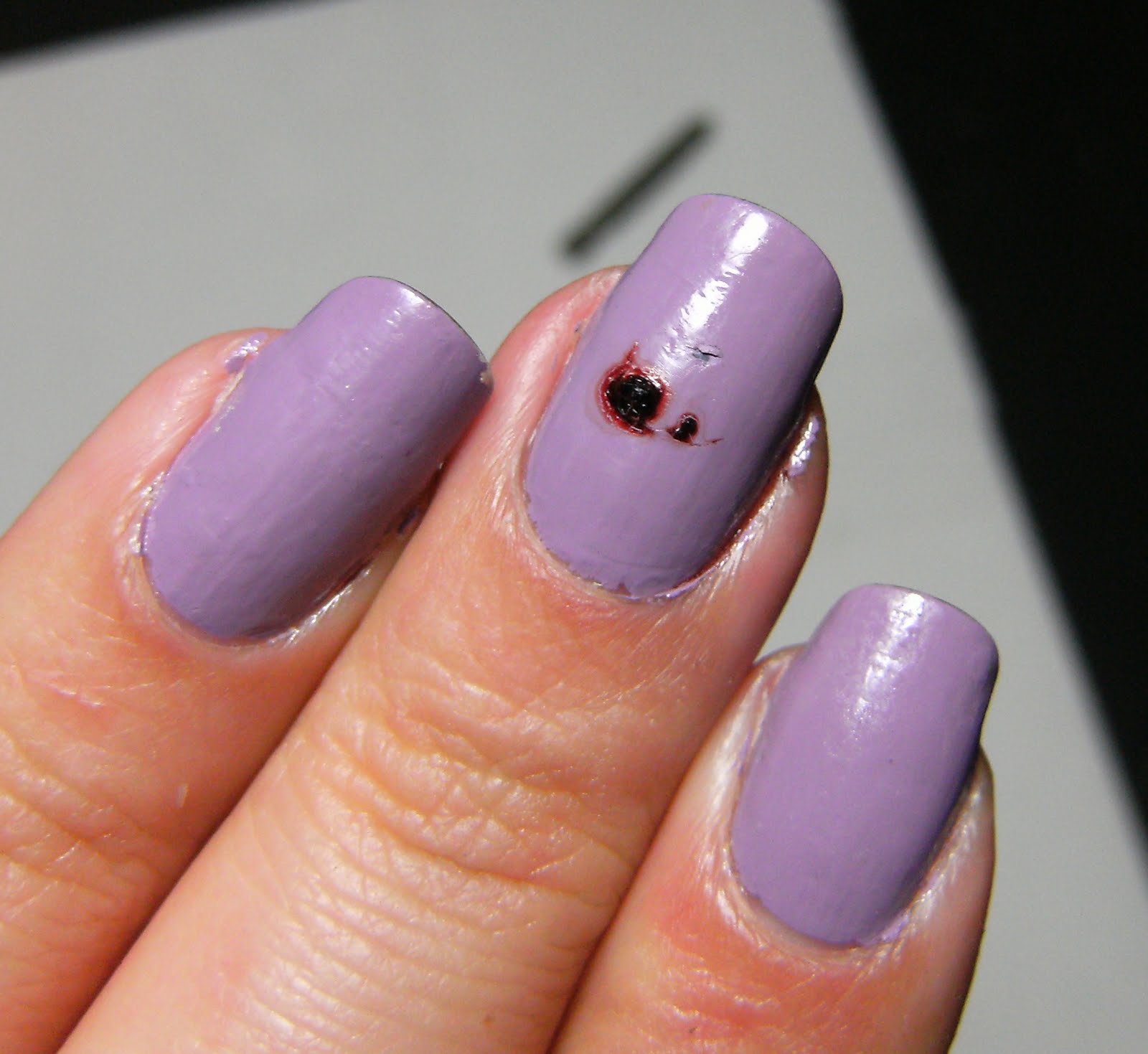 Deez Nailz This never would have happened if I was wearing my fake