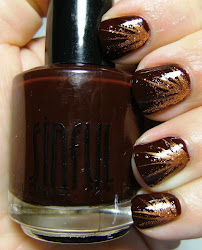 nail nails designs copper fall colors sinful polish nailz glitter maghony deez stripers ll autumn beauty prefer sunburst give pretty