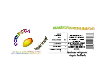 Empresa Virtual Frutivilla: Compota de mango