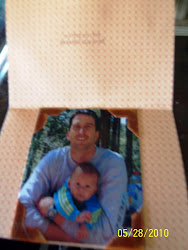 Inside the First Father's Day card