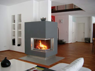 alegría y color: CHIMENEAS MODERNAS