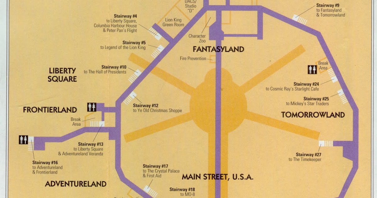 Magic System All Around The World The Mouse Connection: Fun Facts: Magic Kingdom's Tunnel System