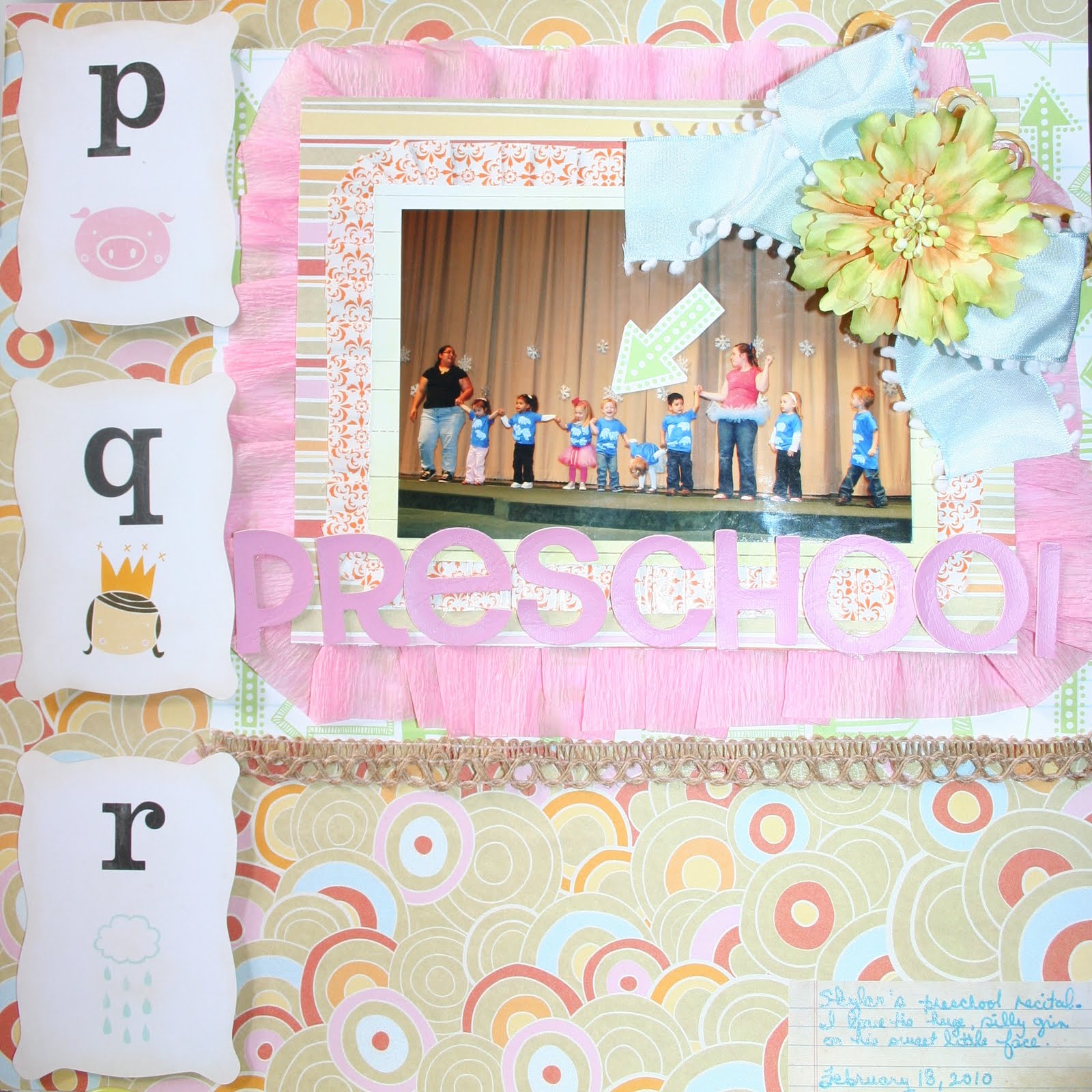 Skylar's Scrap Happy Mommy My August Scrapbook Heaven Challenge