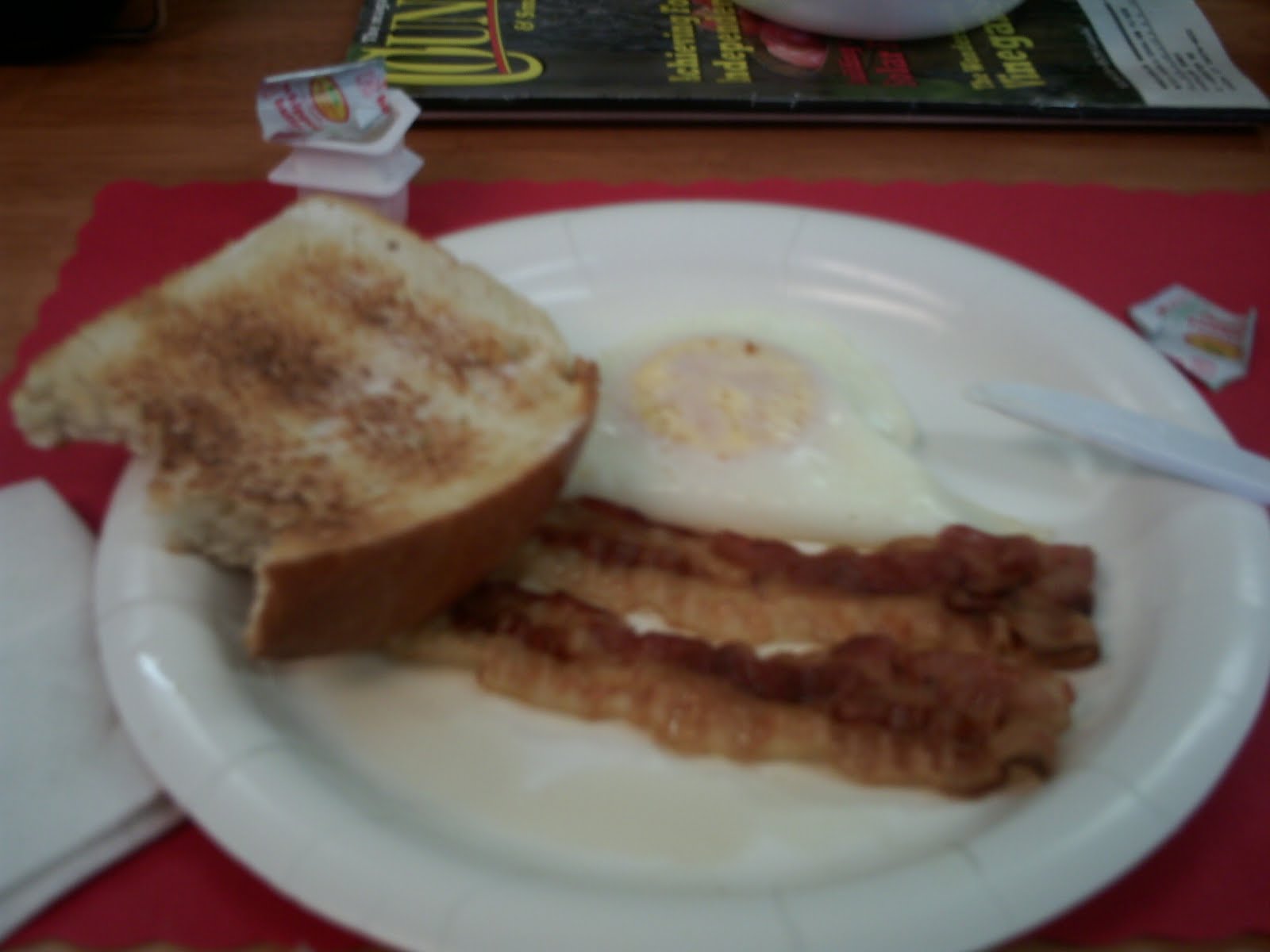 And we were greeted upon arrival by one of the local residents!