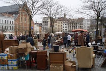 Flea Market in Belgium
