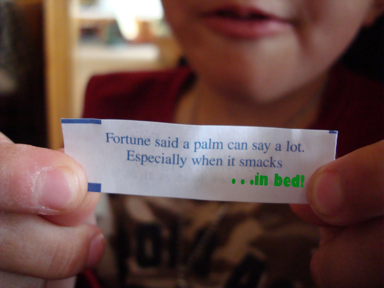 Fortune Cookies....In Bed