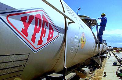 YPFB: Yacimientos Petrolíferos Fiscales Bolivianos