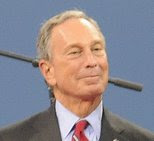 Bloomberg looking insufferably smug