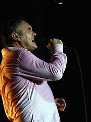 Morrisey singing looking really hot