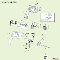 decker hammer drill diagram tool