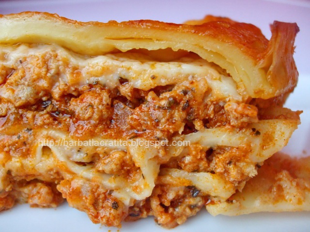 Lasagna Cu Bolognese Bechamel Rețete Bărbatlacratiță