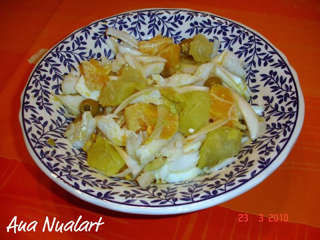  SALPICON DE BACALAO Y NARANJA 