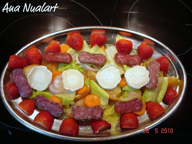  ENSALADA CON VINAGRE DE FRESONES 