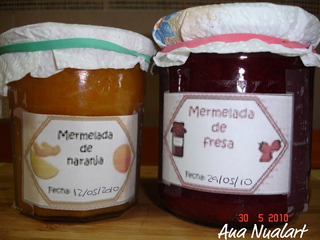  MERMELADAS DE: NARANJA. FRESONES Y FOTOS ROSA 
