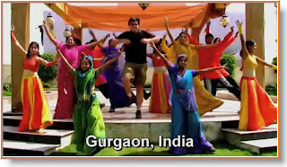 Matt Harding dances in Gurgaon India