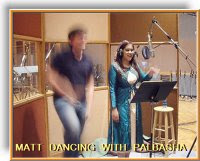 Matt Harding dancing with Palbasha Siddique recording Praan