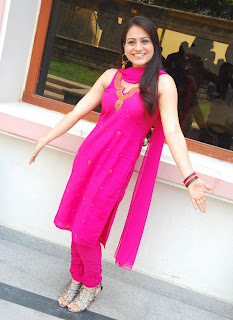 Aksha Cute Looking Photos In Pink Dress