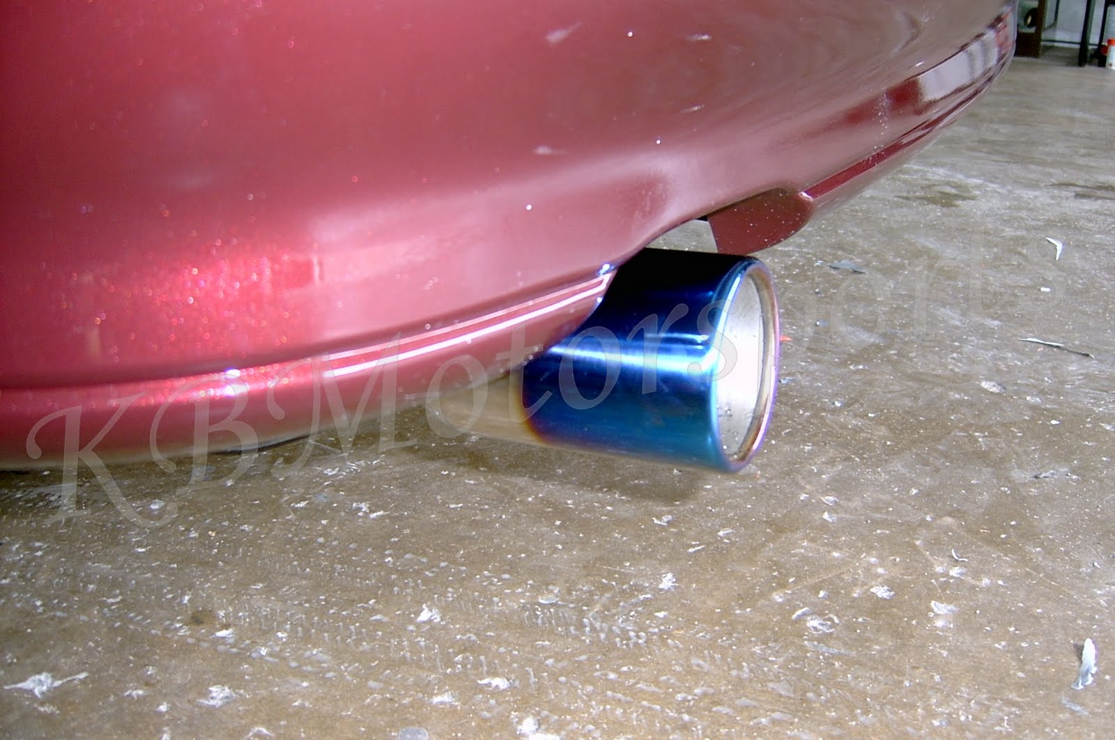 KBMotorsports: Titanium Exhaust Tailpipe