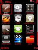 Iphone Blackred Cell Phone Themes