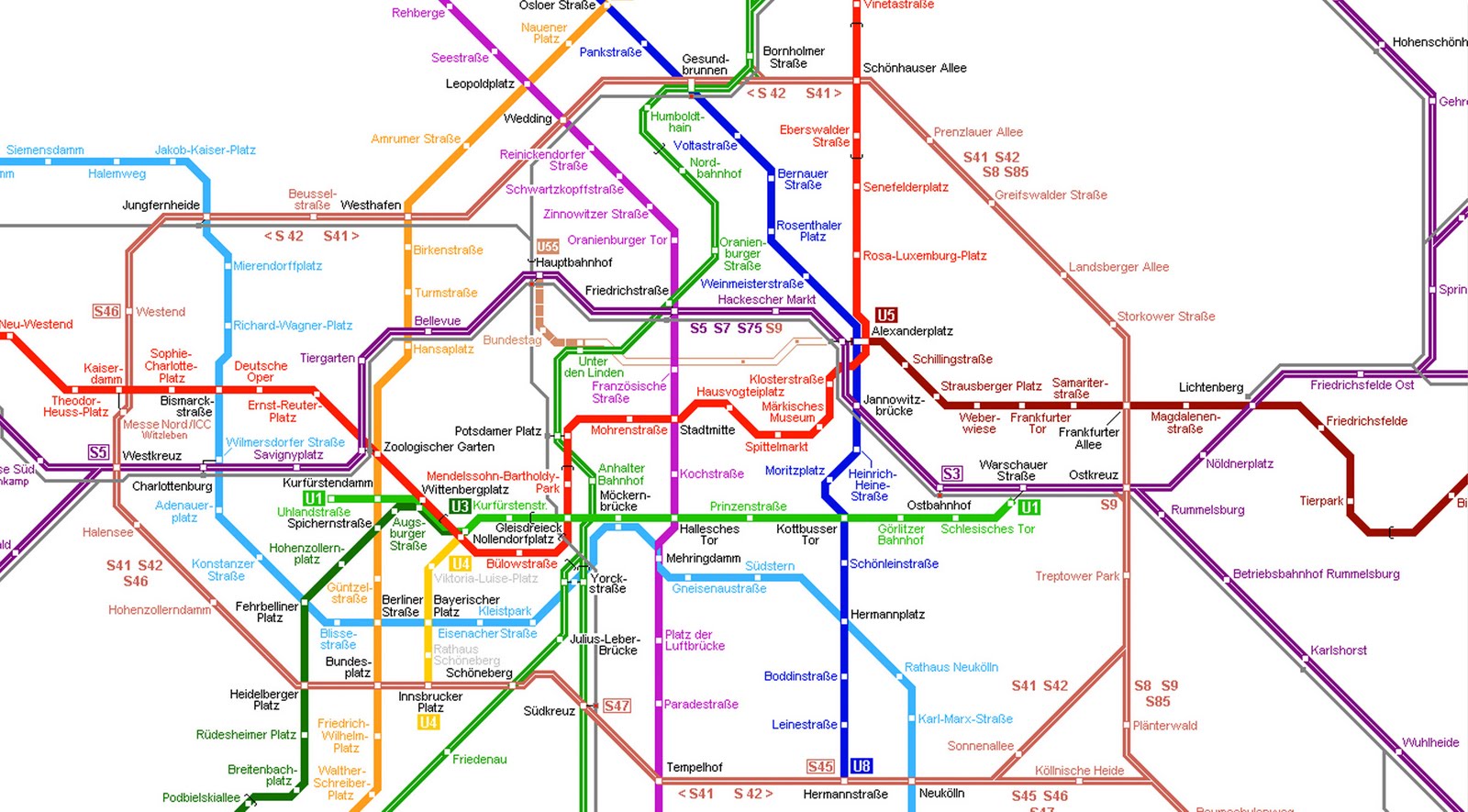 Схема метро берлина. Карта метро Берлина. Станции метро Берлина схема. Схема метро Берлина 2020. Метро и s-Bahn Берлин схема.