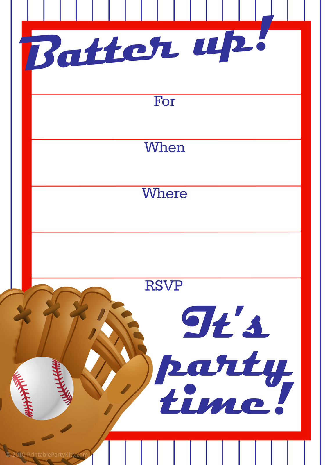 Free Printable Party Invitations Free Baseball Birthday Invitation Artwork Free Printable Party Invitations Free Baseball Birthday Invitation Artwork