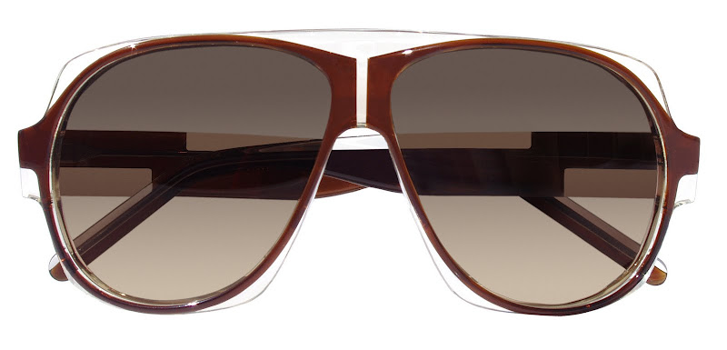 Christian Roth aviator sunglasses 14032 in brown