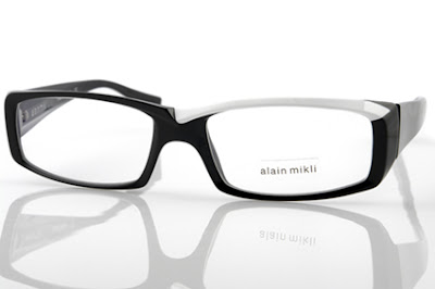 Alain Mikli AO715 black and white glasses