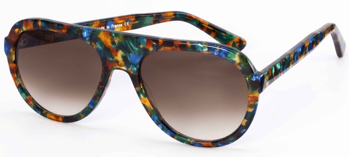 Thierry Lasry 2011 sunglasses using vintage Mazzucchelli acetate: Sleazy