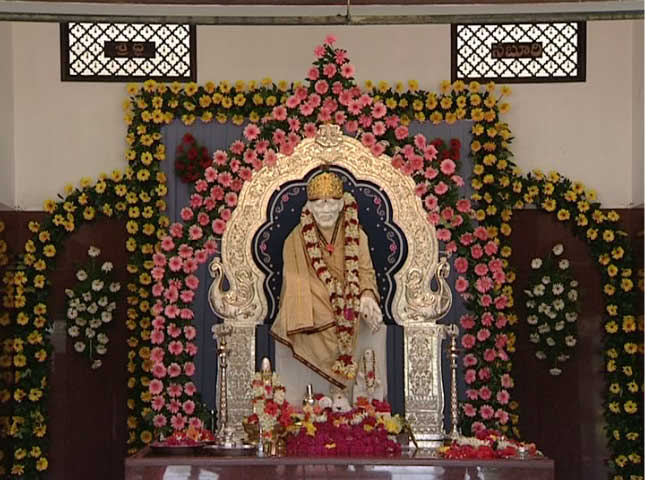 Sai Wallpaper: Sri Shirdi Sai Raksha Mandir, Visakhapatnam, Andhra Pradesh