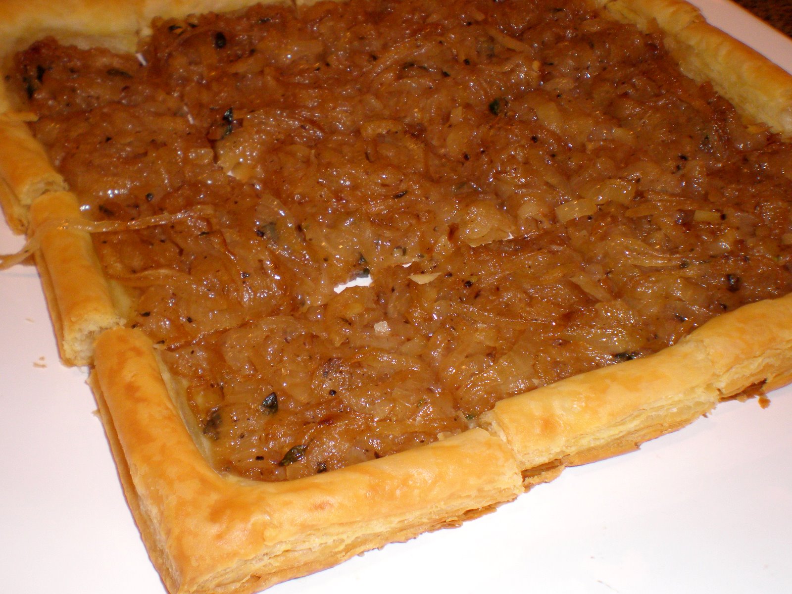 Authentic Suburban Gourmet Simple Onion Tart