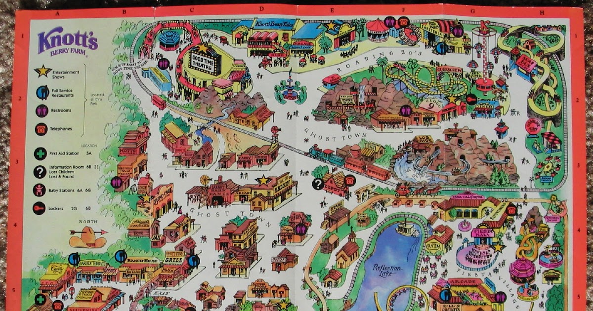 Knott'S Berry Farm Map Vikky Jerrilyn