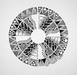 mandala simple template enthusiastic zentangle patterns southwestern sun slicer apple ink pen artist visit bremner margaret pencil using corer