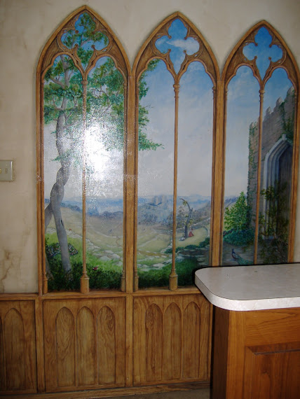 Castle Landscape Mural