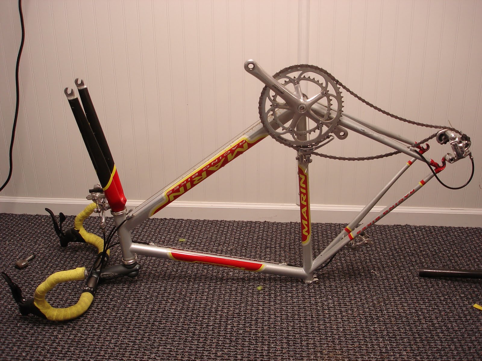 homemade cycling machine