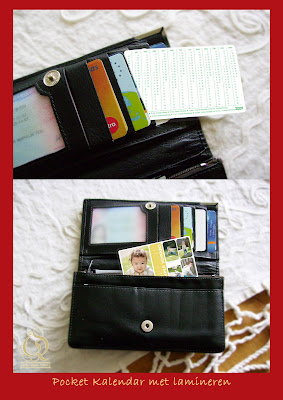 Queen Queen Design: Gelamineerde pocket kalender