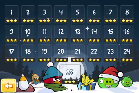 Gospvg: Angry Birds Seasons Xmas - Completed